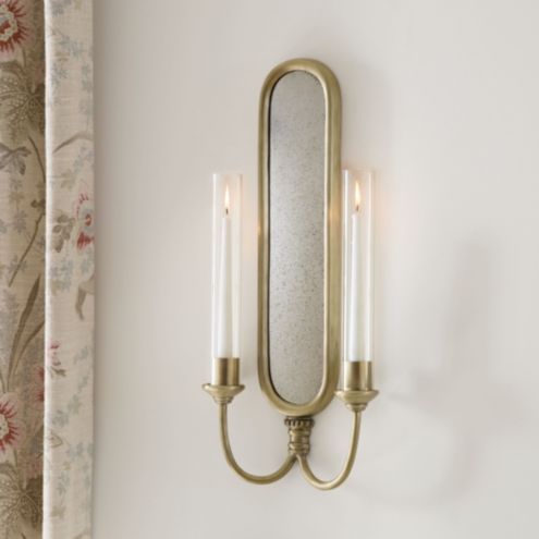 Parlor Mirrored Wall Sconce | Ballard Designs, Inc.