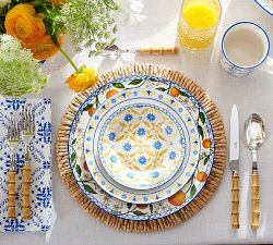 Mark D. Sikes Valencia Vine Appetizer Plates - Set of 4 | Pottery Barn (US)