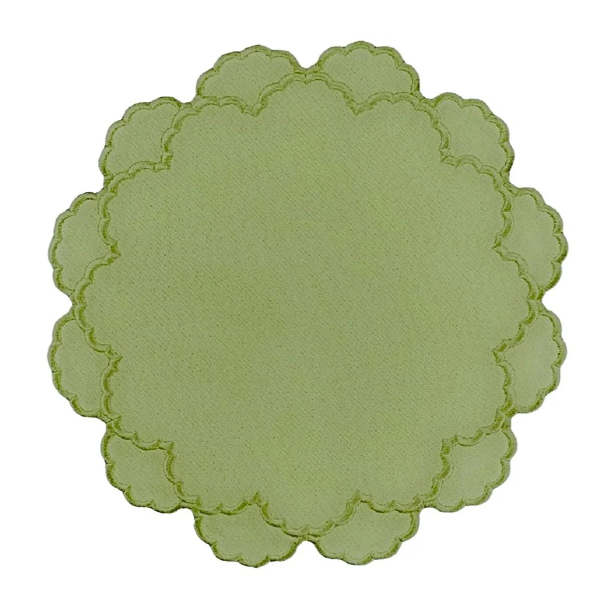 Lillian Placemat in Sage, Set of 4 | The Well Appointed House, LLC