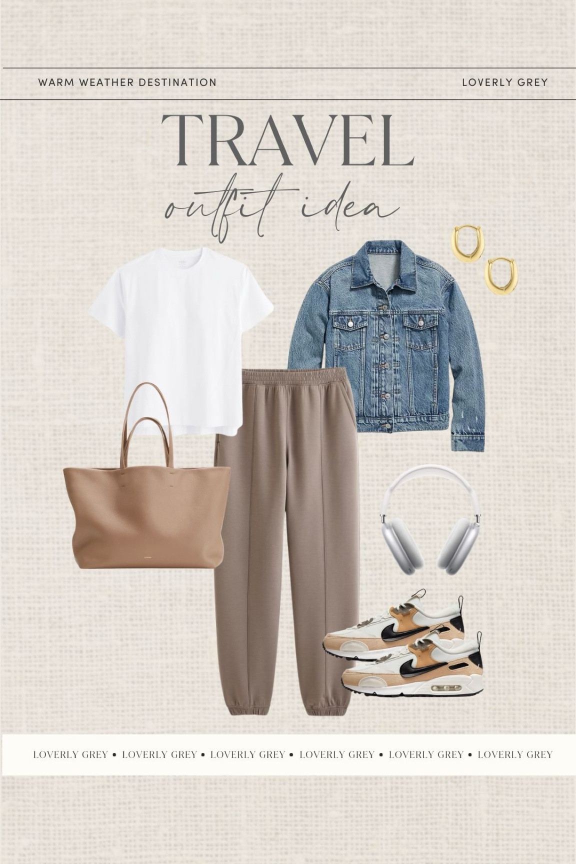 Travel outfit idea. These YPB sweatpants and Nike sneakers are perfect for a travel day. Loverly Grey, travel look 

#LTKSeasonal #LTKTravel #LTKStyleTip