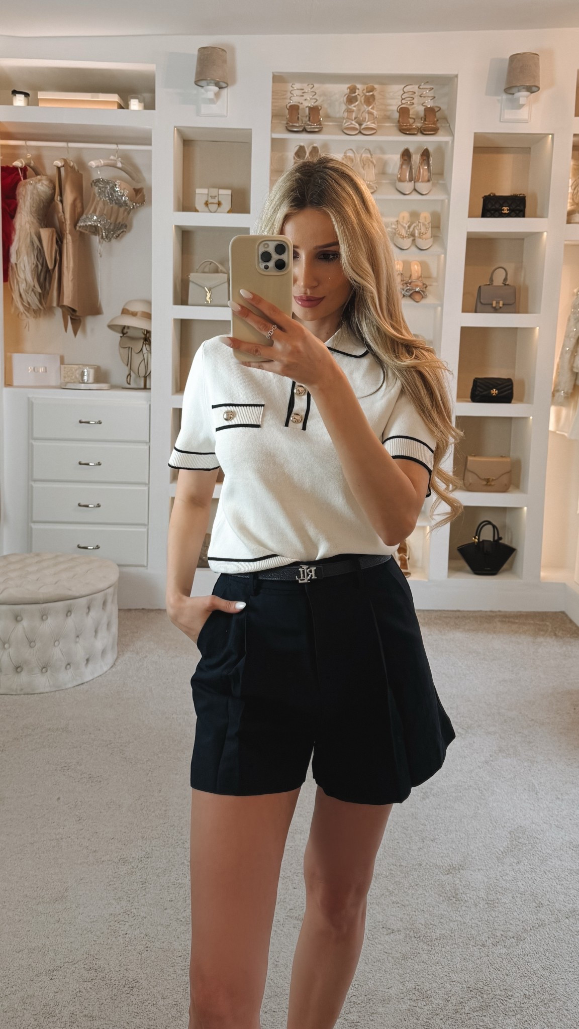 H&M Old money summer outfit 🤍  I am wearing top in s and shorts in 34 / xs.

#LTKshorts #LKToldmoney #oldmoneyoutfit 

#LTKsummer #LTKeurope #LTKdeutschland