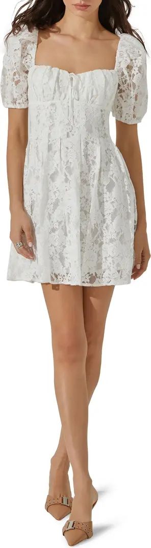 Floral Lace Minidress | Nordstrom