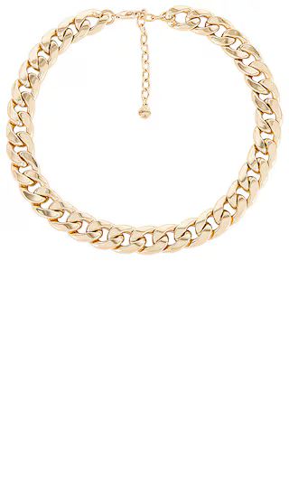 Michaela Curb Chain Necklace in Gold | Revolve Clothing (Global)
