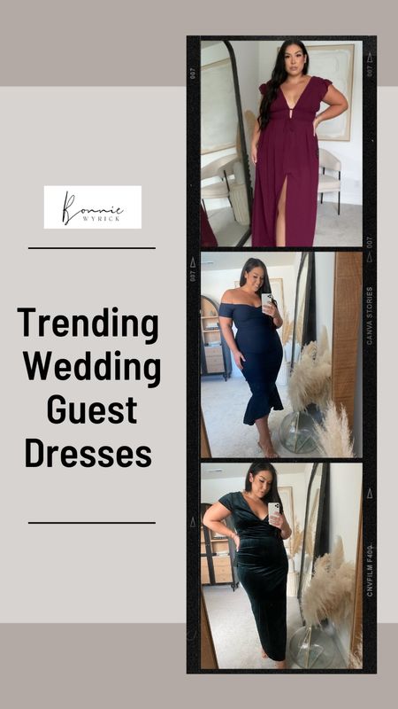 My best selling fall wedding guest dresses from October! I love how each of these compliments me in a different way, showing off my curves and making me feel sexy and confident. These are also perfect to wear again for holiday parties and events! Wedding Guest Dress | Fall Dress | Midsize Dress | Curvy Dress | Wedding Guest Outfit | Fall Wedding

#LTKHoliday #LTKcurves #LTKwedding