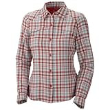 Columbia Women's Silver Ridge Plaid Long Sleeve Shirt (Extended Size), Red Hibiscus Big Plaid, 3X | Amazon (US)