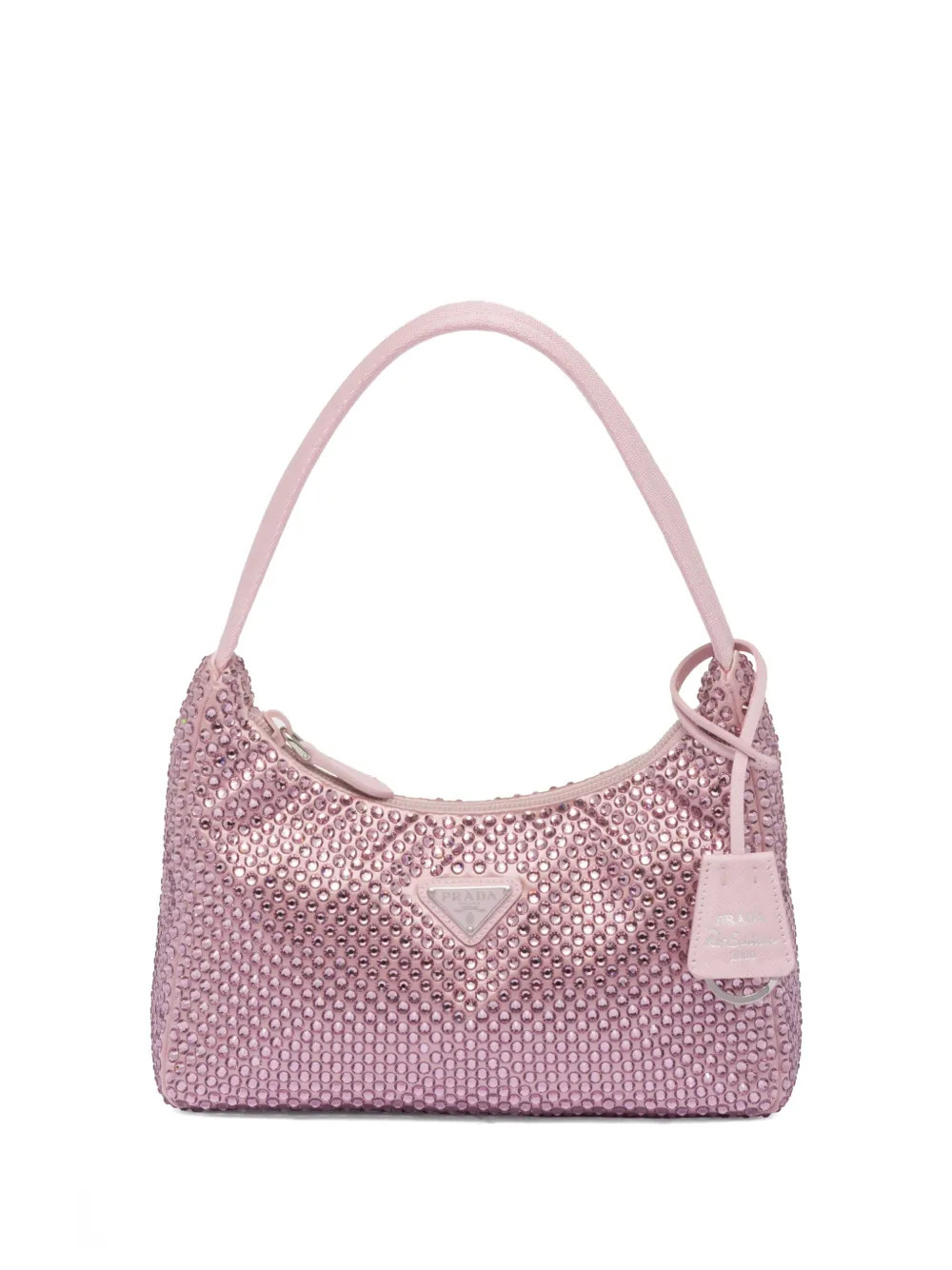 Prada Re-Edition crystal-embellished Mini Bag | Pink | FARFETCH | Farfetch Global