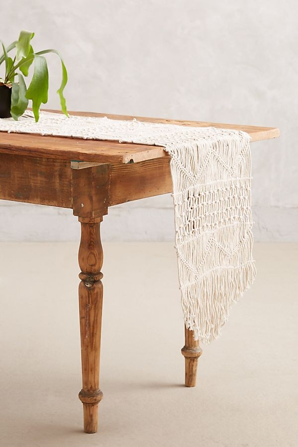 Handwoven Macrame Runner | Anthropologie (US)