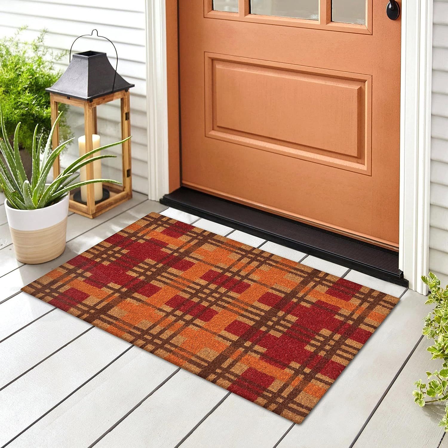 Liora Manne Natura Doormat Non-Slip Outdoor Mat - Traditional, Decorative, Multicolor, Transition... | Amazon (US)