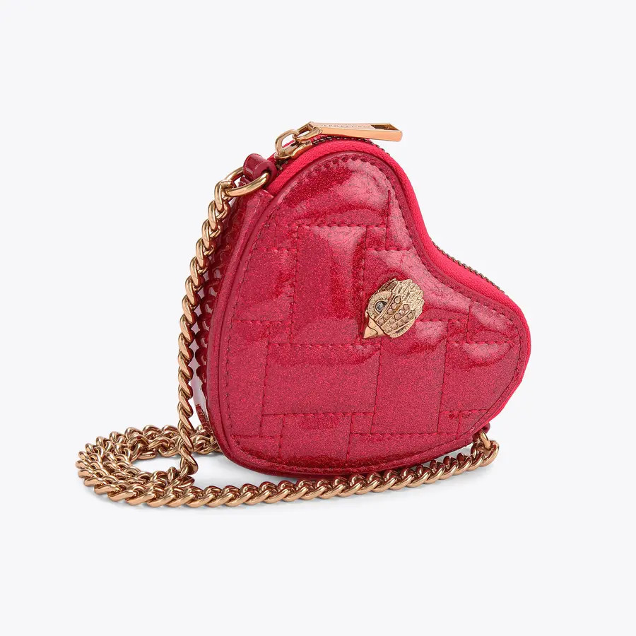 micro heart cross body bag | Kurt Geiger US