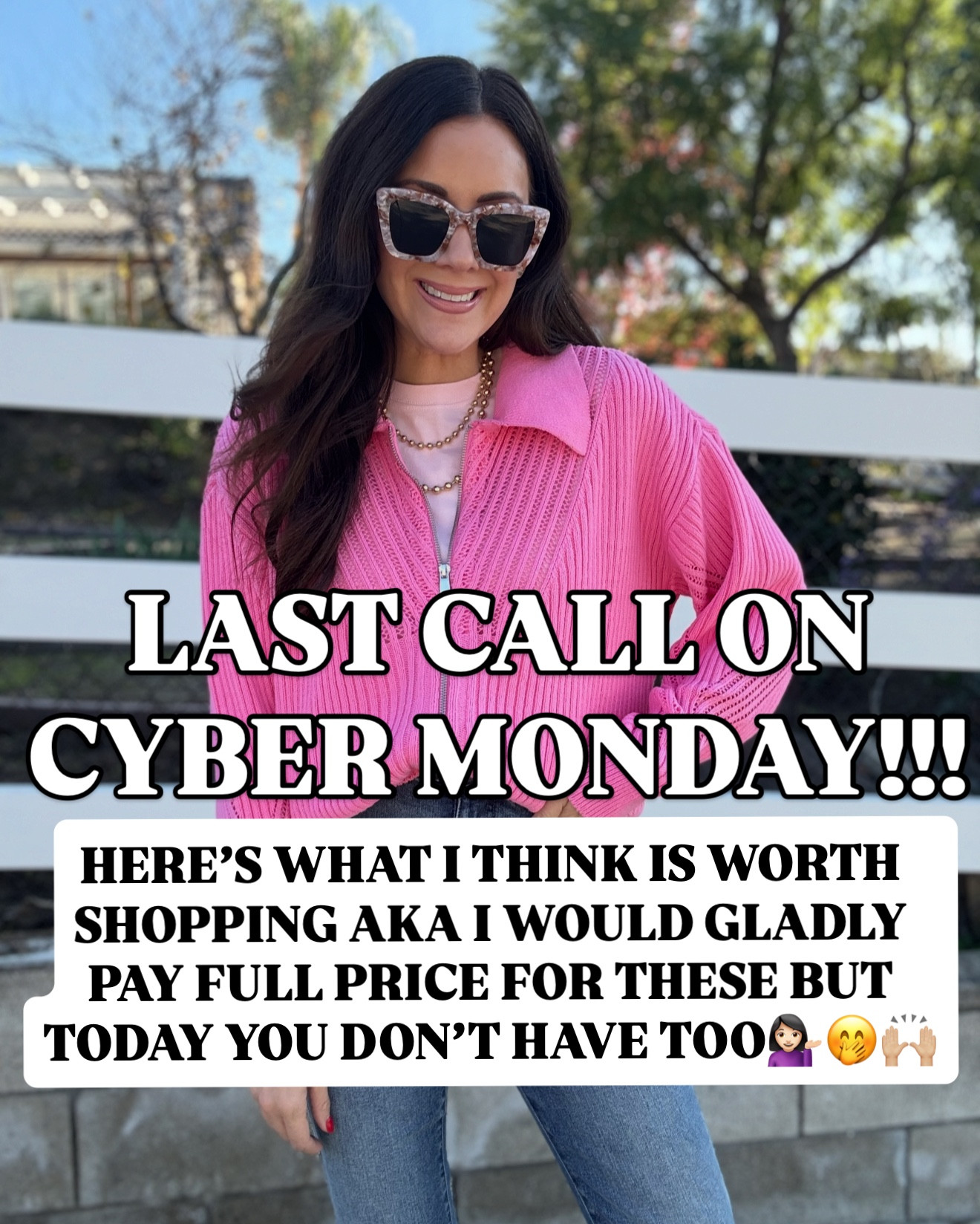 Comment DETAILS to shop🎁 last call on cyber Monday!! here’s what I think is worth shopping and gifting while it’s on sale!! 
.
.
Let me know if you have any questions regarding sizing in the comments — I’m happy to help!! Happy shopping🩷 hope you snag something exciting on sale!!

#LTKHoliday #LTKCyberWeek #LTKGiftGuide