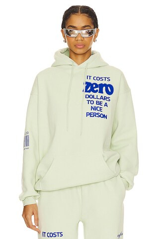 It Costs $0.00 Hoodie in Seafoam | Revolve Clothing (Global)