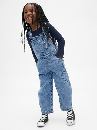 Baby & Toddler Heart Pocket Horseshoe Overalls | Gap (US)