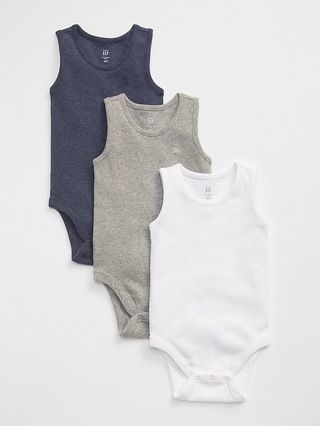 Baby First Favorite Ribbed Tank Bodysuit (3-Pack) | Gap (US)