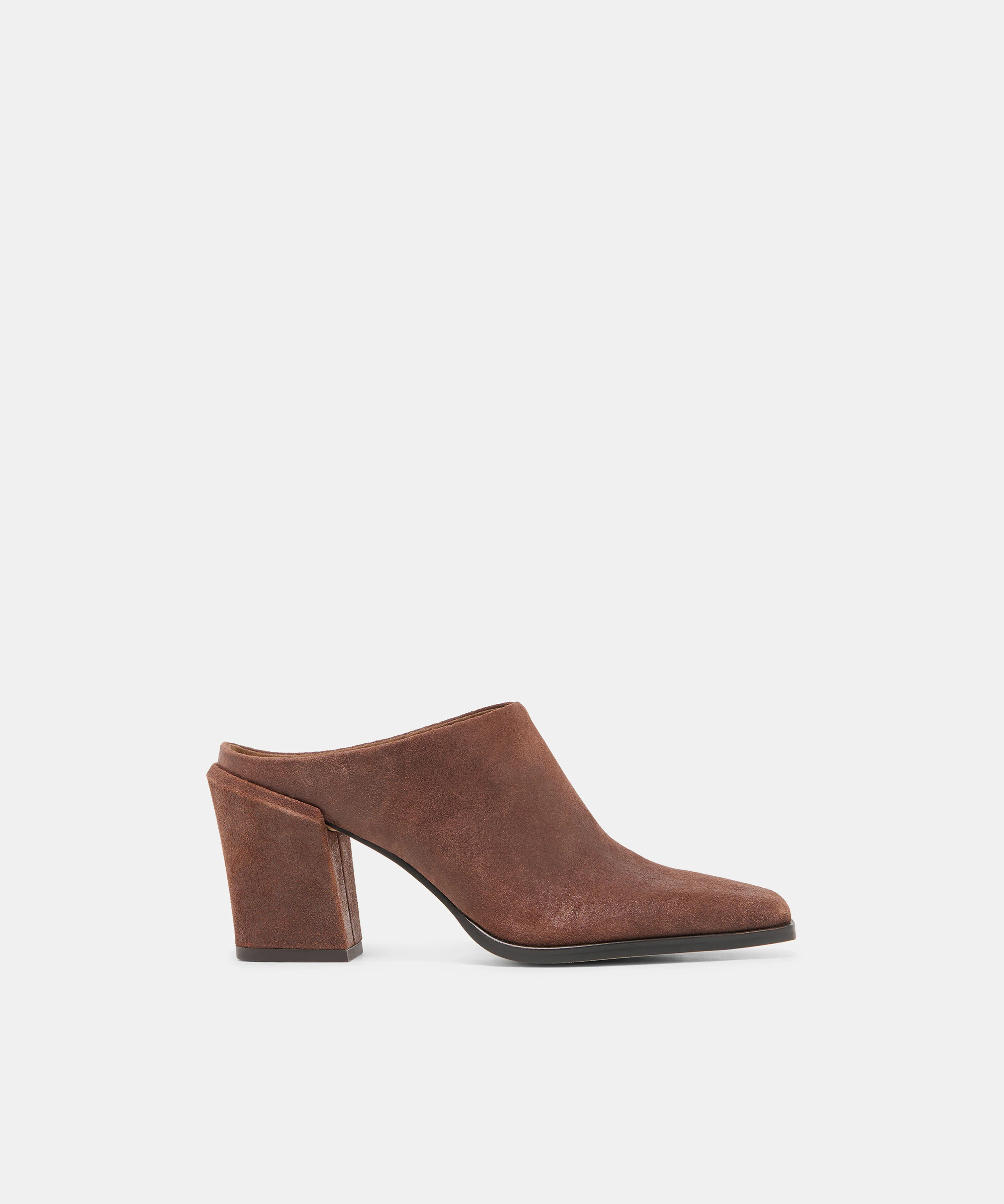 Lindi Mules in Coffee Suede Size 10 By Dolce Vita | DolceVita.com