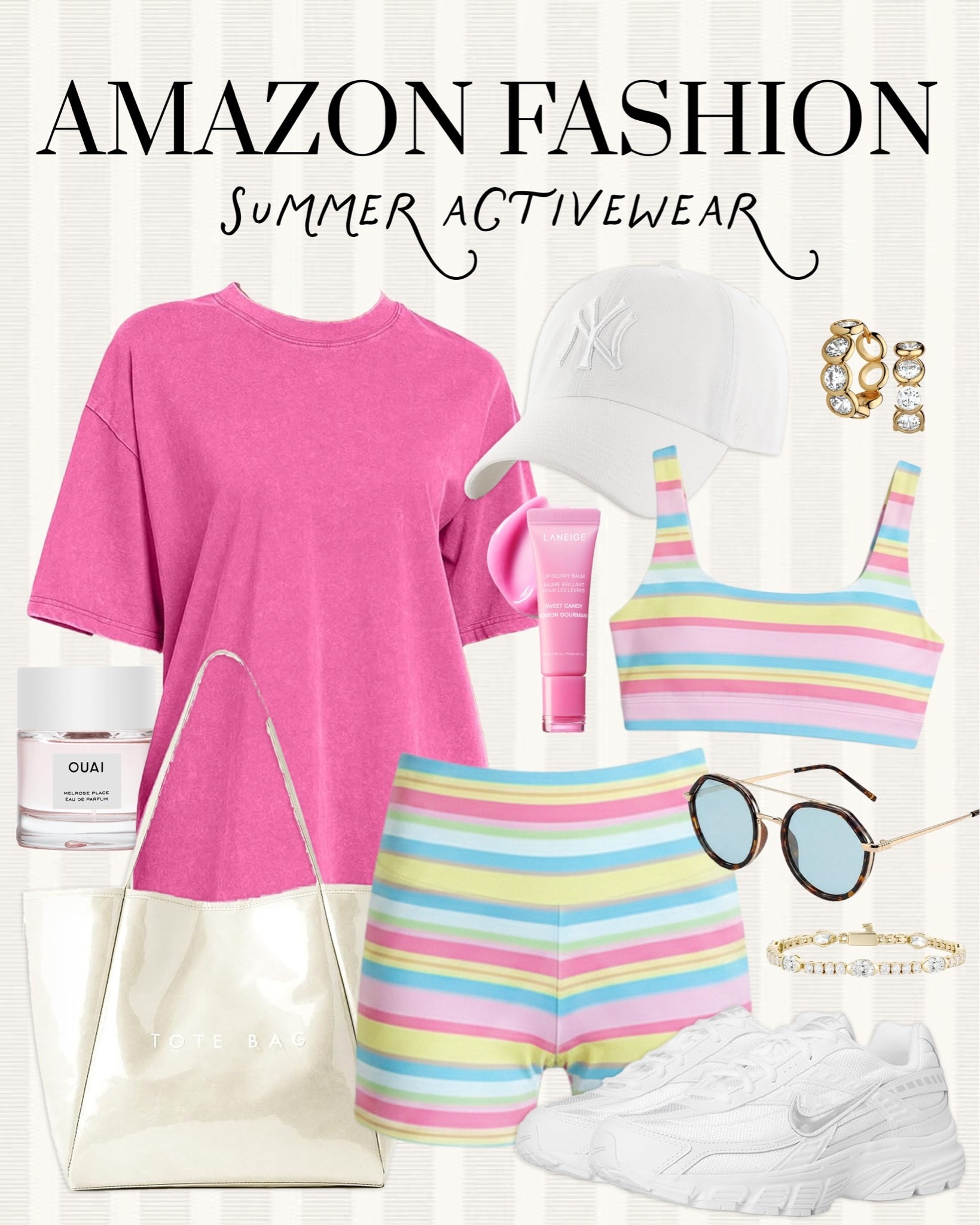 Colorful summer active outfit. Amazon finds. Amazon active outfit. Amazon striped active set. Amazing activewear.

#LTKActive #LTKSeasonal #LTKootd
