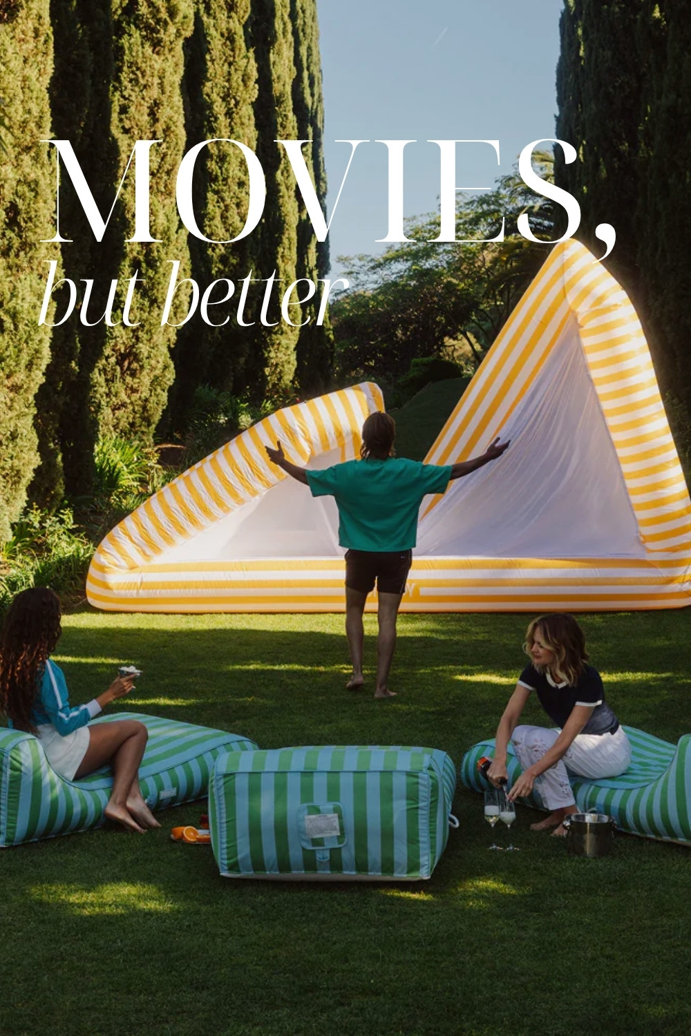 Movies, but better.
Shop the setup. 

 #LTKHome #OutdoorLiving #BackyardNights #MadeByPatchi #CuratedLiving #LTKHome