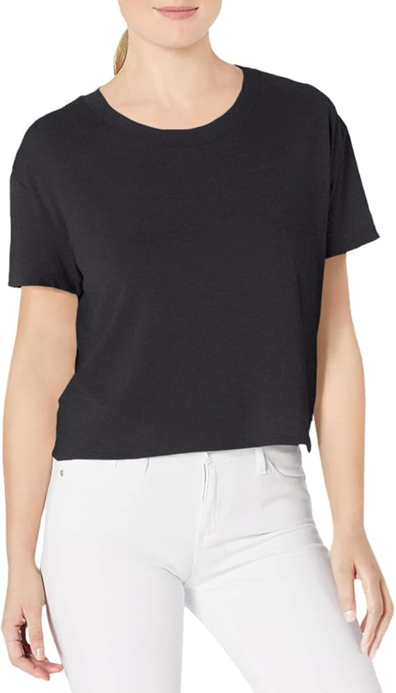 Alternative Women's Cropped T shirt, Headliner Vintage Cropped Tee | Amazon (US)