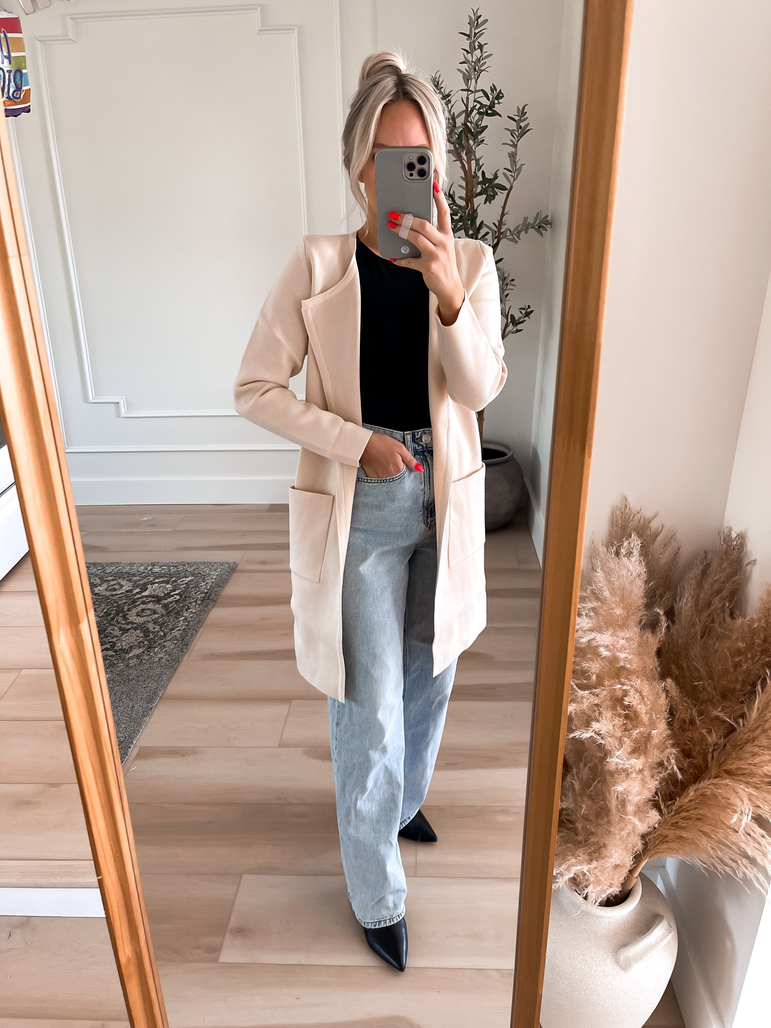 Amazon Cardigan | Amazon Sweater | Amazon Fall Outfit | Skim look alike bodysuit | Skim dupe | bodysuit | Wide Leg Jeans | Country Concert Outfit |Teacher Outfit 

#LTKunder50 #LTKSeasonal #LTKstyletip