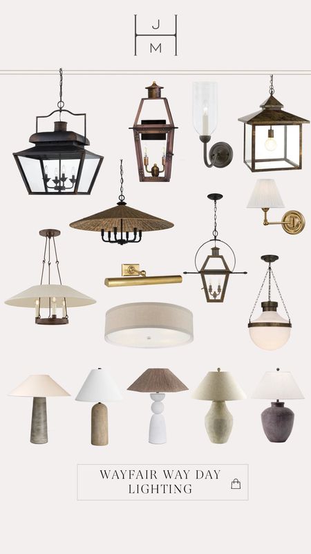 It’s Way Day time. From now until May 6th, get up to 80% off and free shipping! 
Check out some of my favorite lighting finds. You’ll see quite a few of these in my upcoming projects. #wayfairpartner @wayfair #wayday #wayfair @shop.ltk #liketkit  

