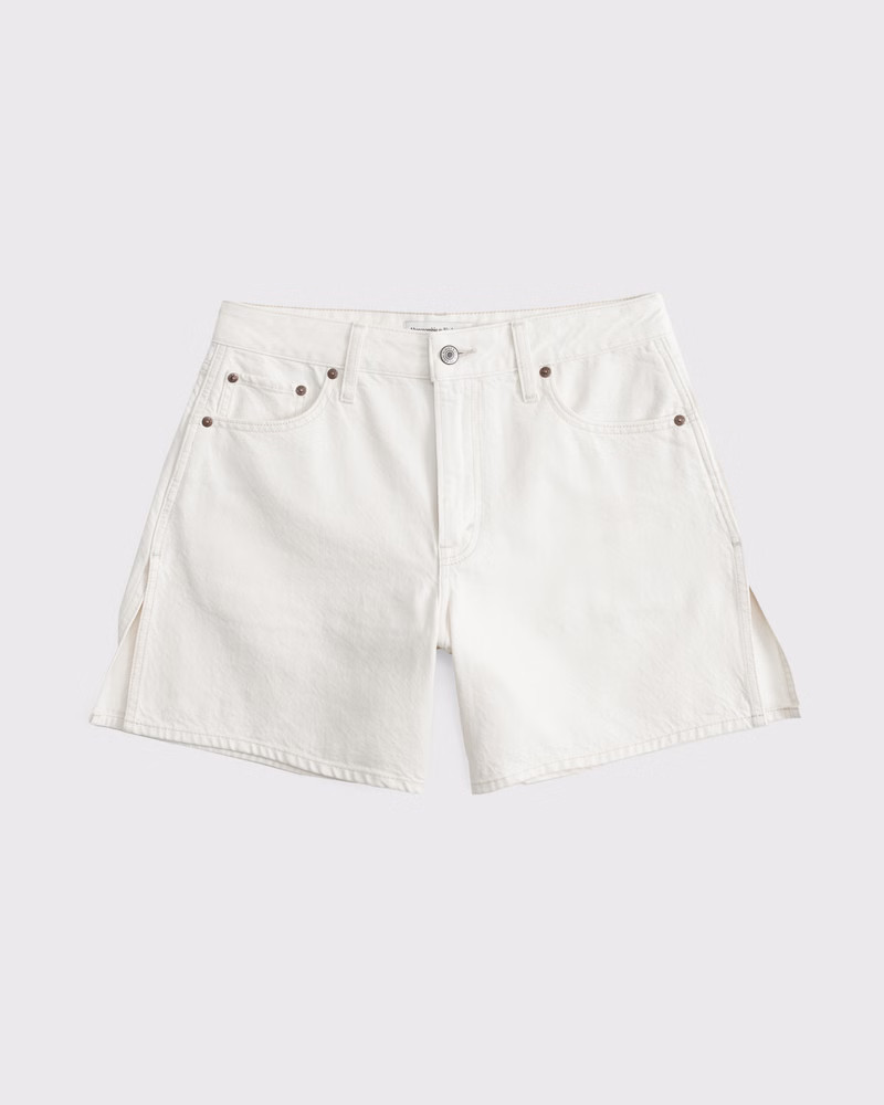 Women's Curve Love High Rise Loose Short | Women's Bottoms | Abercrombie.com | Abercrombie & Fitch (US)