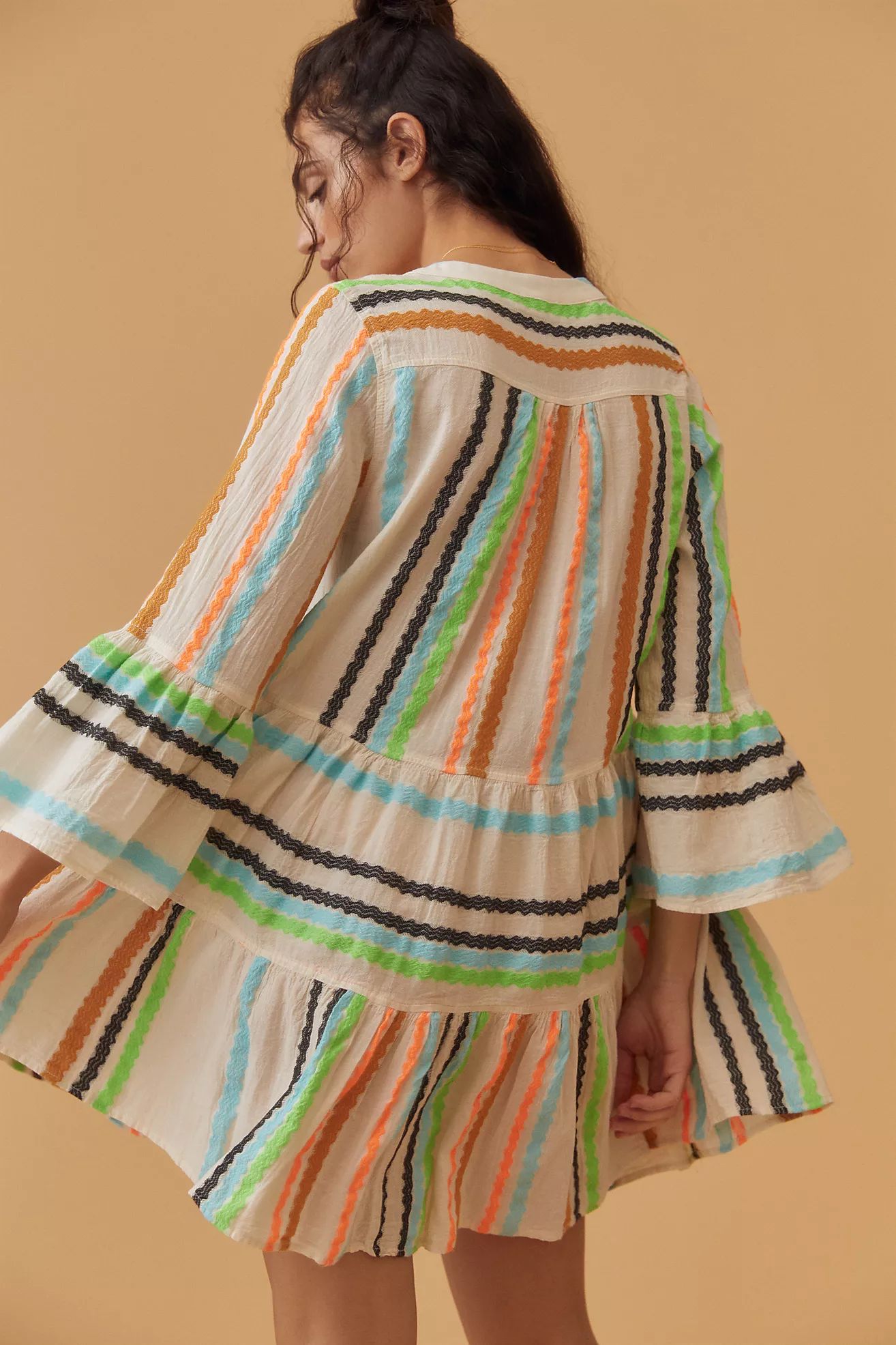 Devotion Twins Embroidered Ella Tunic Dress | Anthropologie (US)