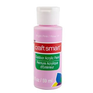 2 oz Bright Outdoor Acrylic Paint by Craft Smart® in Bright Pink | 2 fl oz | Michaels® | Michaels Stores