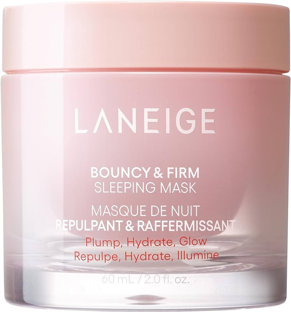 LANEIGE Bouncy and Firm Sleeping Mask: Revitalize, Smooth, Peony & Collagen Complex, Barrier-Boos... | Amazon (US)