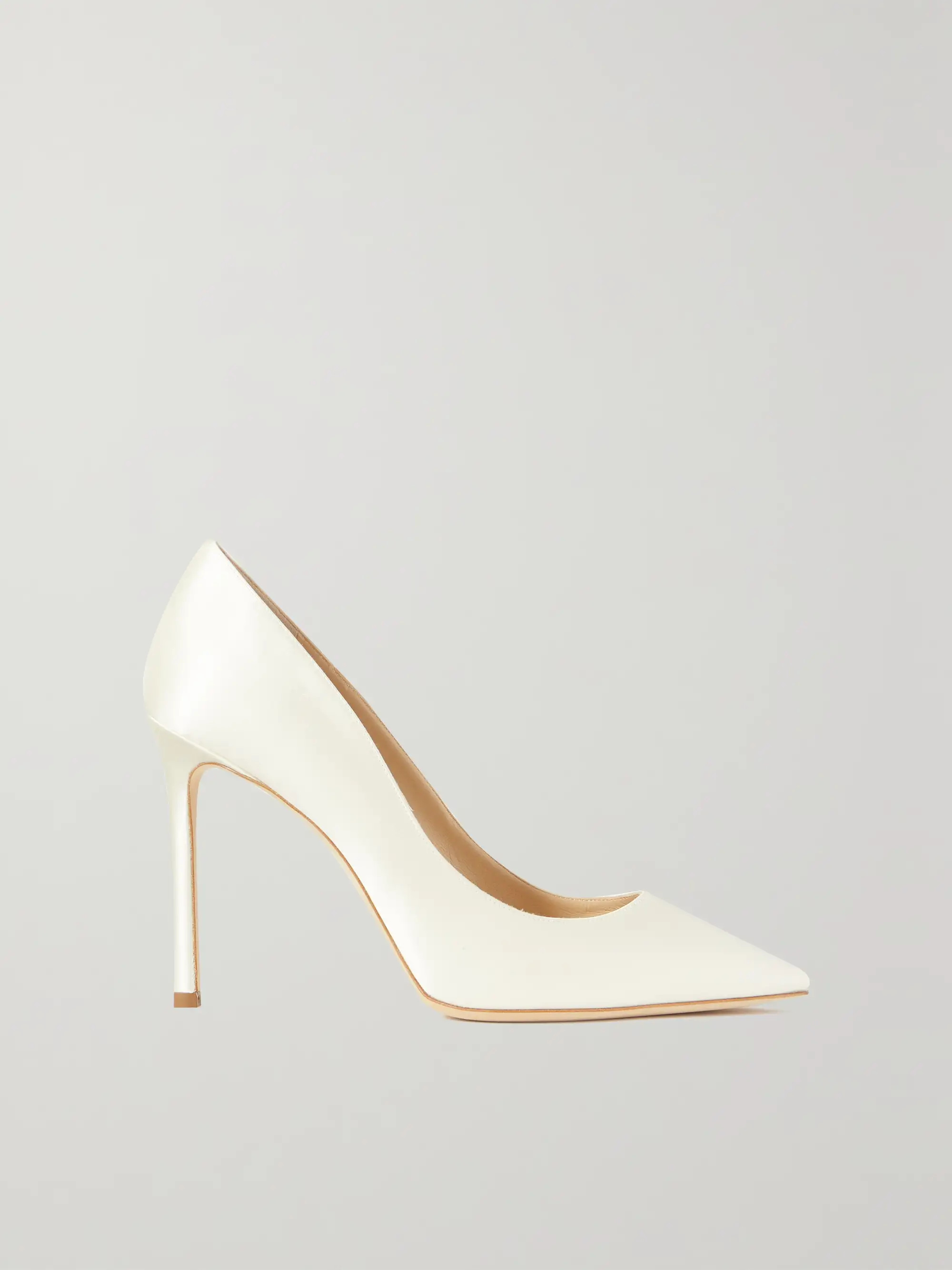 Romy 100 satin pumps | NET-A-PORTER (US)