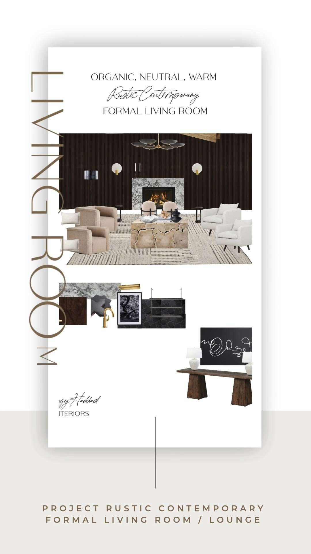 Use code PEGGYH20 for 20% off all Scout & Nimble items //

Moody + modern 🤎 This Rustic Contemporary formal living room features a dramatic fireplace wall, smoked oak slat paneling, and a chic custom wet bar. The perfect mix of rustic texture and contemporary polish. Tap to shop this layered, elegant look!

#ShopTheLook #LivingRoomDesign #RusticContemporary #PeggyHaddadInteriors
 

 #LTKHome #LTKFindsUnder100 #LTKStyleTip