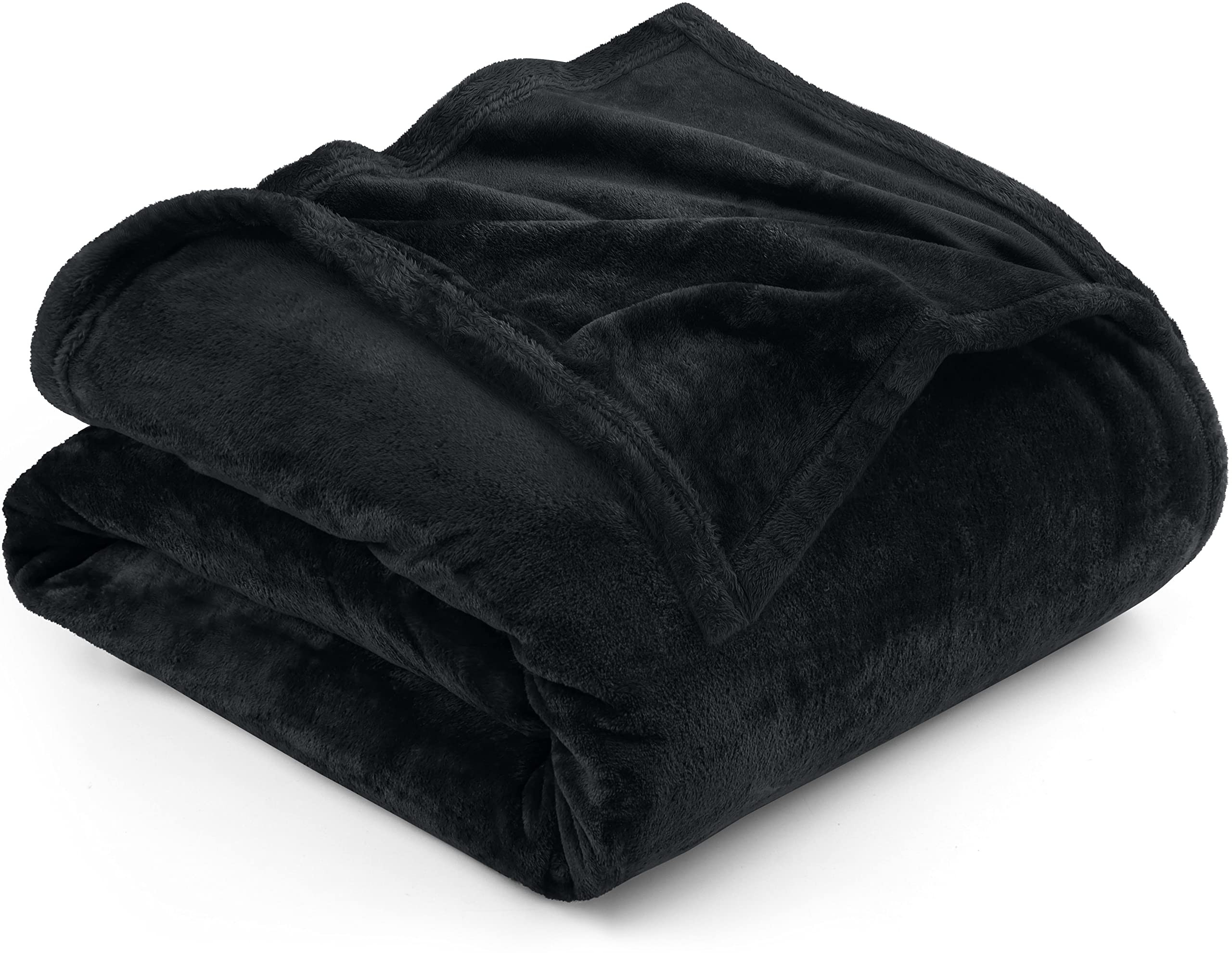 Utopia Bedding Fleece Blanket Full Size Black 300GSM Luxury Fuzzy Soft Anti-Static Microfiber Bed... | Amazon (US)