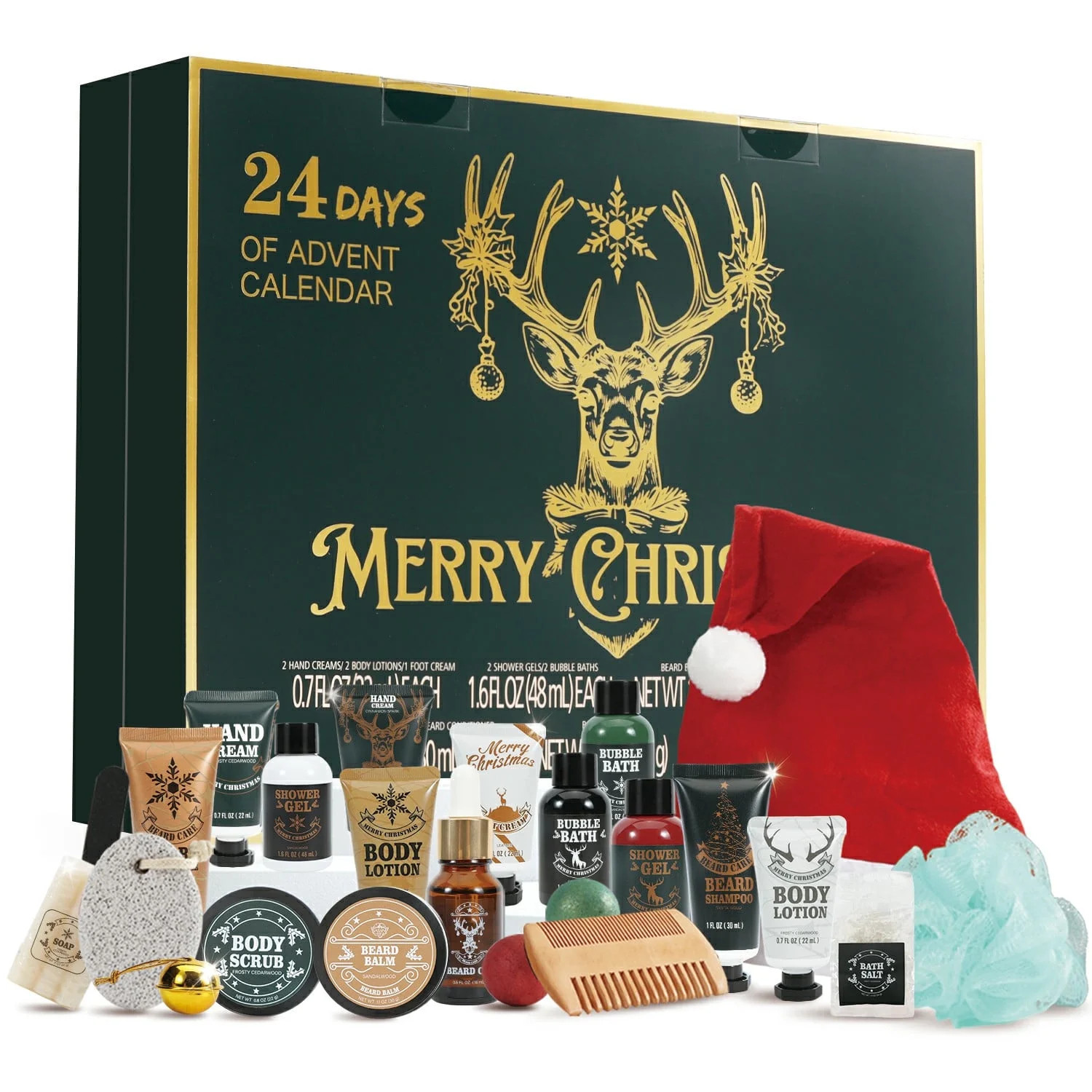 Body & Earth Christmas 2025 Advent Calendar for Adults Holiday Gifts, 24Pcs Cutdown Gifts Sets fo... | Walmart (US)