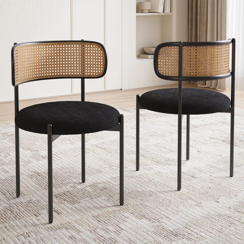 Amett Fabric Upholstered Side Chair (Set of 2) | Wayfair North America