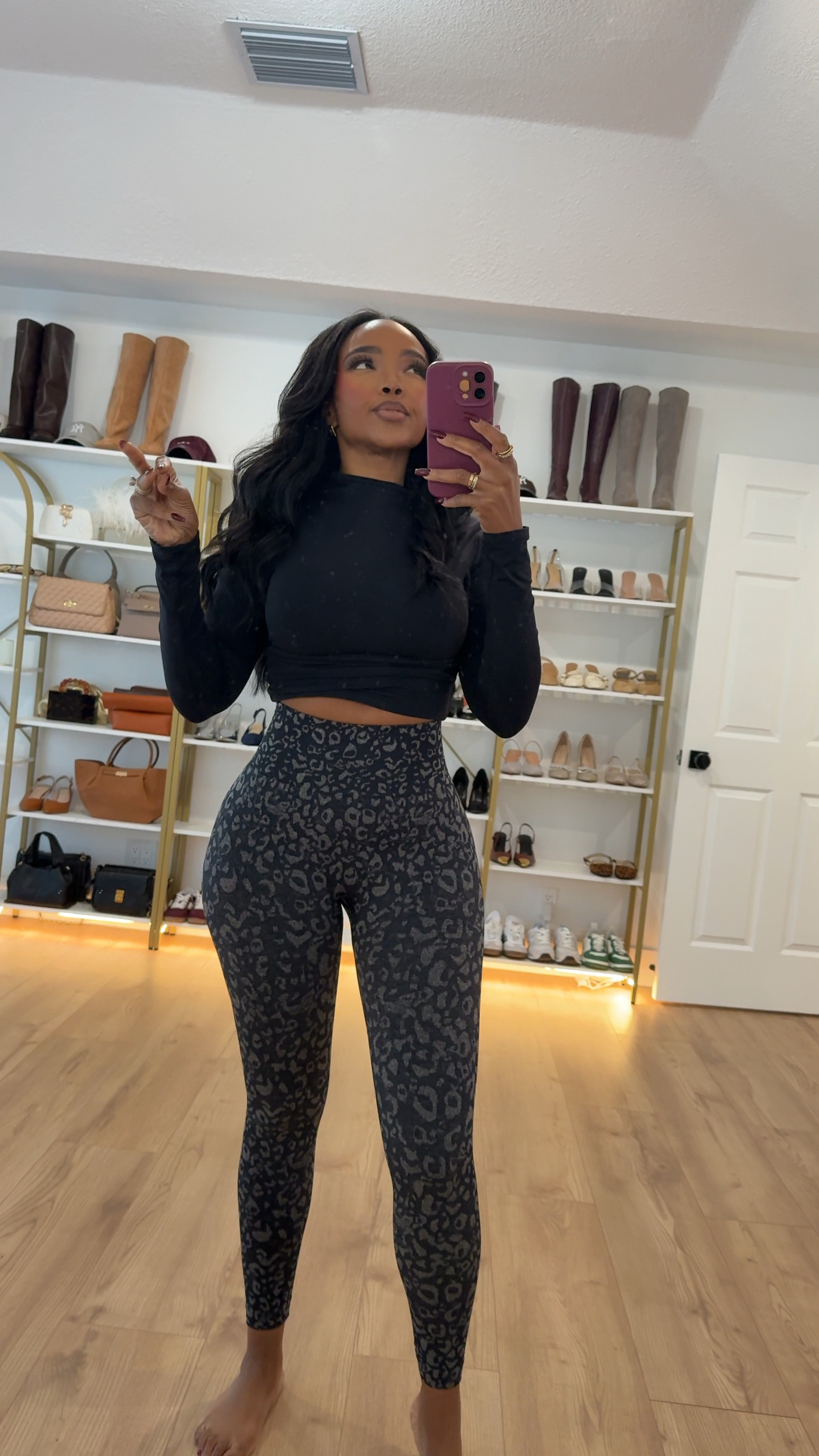 New pair of leggings out of my comfort zone with the prints but I like these 

|•Size small I’m 5’4 | 140lbs | 36D -27 -40  IG & YT: kirasfashionfinds TT: kiraabboud•|

#LTKHome #LTKActive #LTKFitness