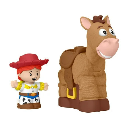 Fisher-Price Little People Disney Pixar Toy Story Bobbin' Bullseye & Jessie, Toddler Figure Set | Walmart (US)
