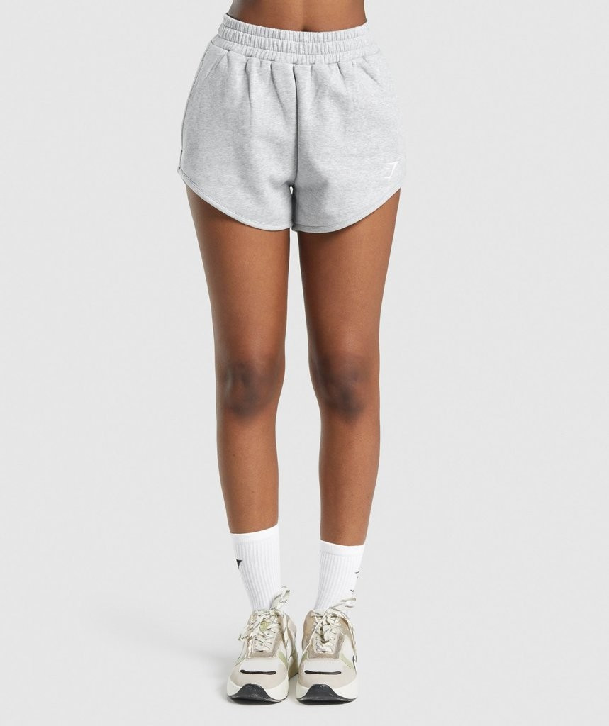 Gymshark Training Sweat Shorts - Light Grey Marl | Gymshark (Global)