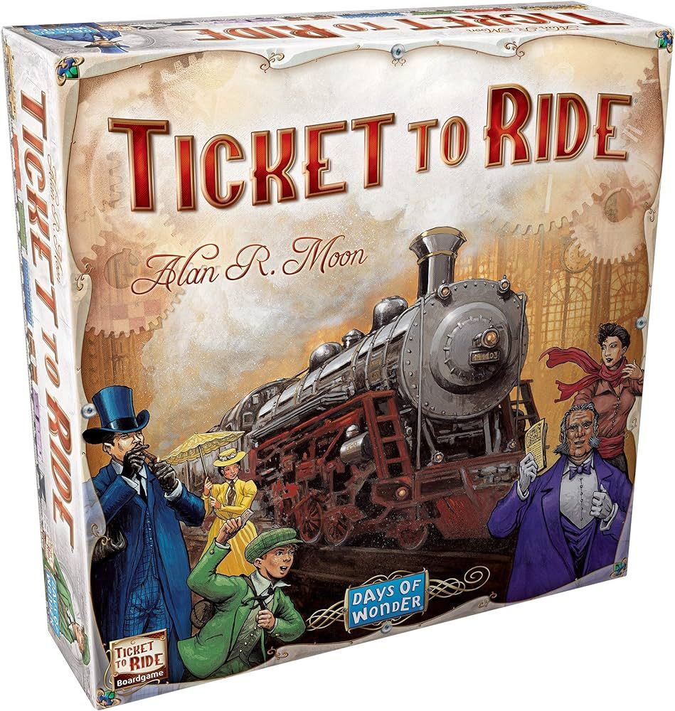 Ticket to Ride Board Game - A Cross-Country Train Adventure for Friends and Family! Strategy Game... | Amazon (US)