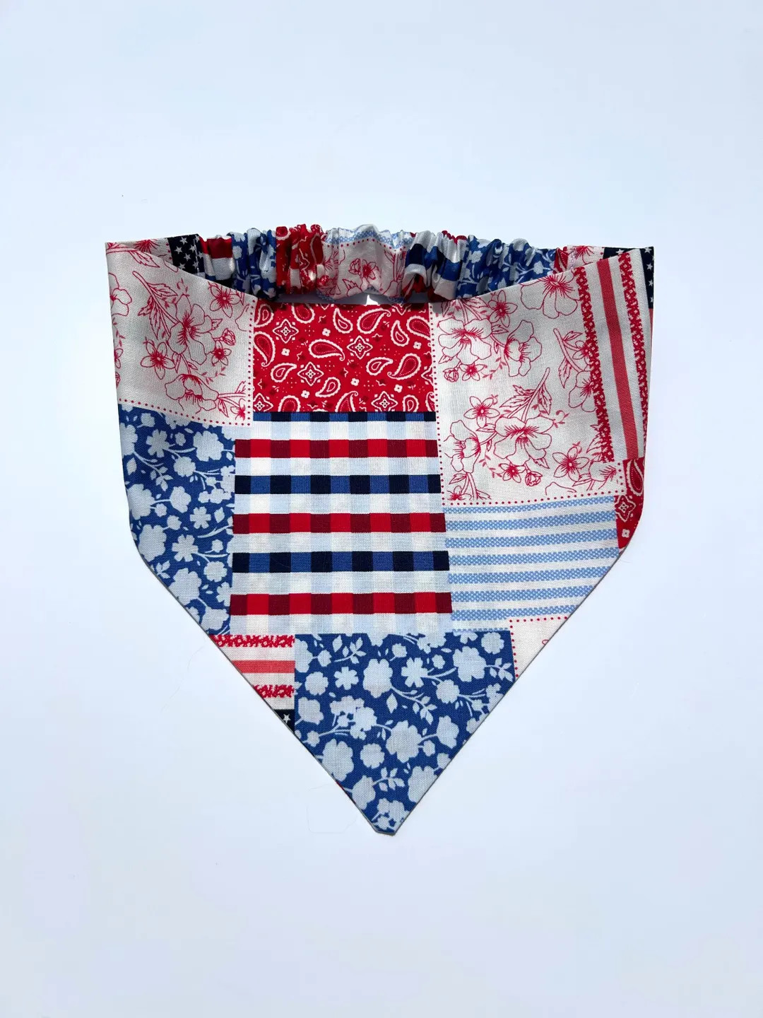 4th of July dog bandana - red white and blue - American flag - dog bandanas | Etsy (Global)