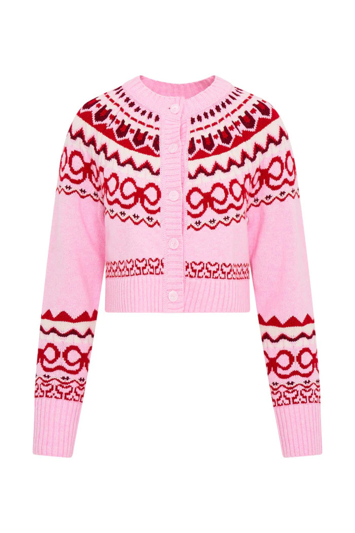 Shantae Wool Knit Cardigan | LoveShackFancy