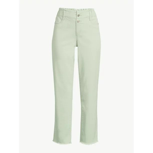 Scoop Women's High-Rise Straight Crop Jeans | Walmart (US)