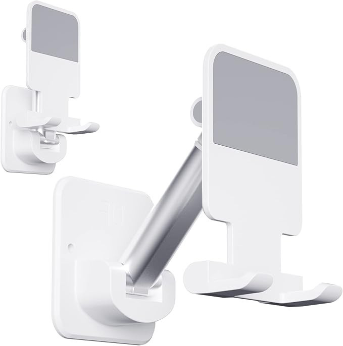 Wall Mount Phone Holder,WUZMINR Phone Wall Mount,Extendable Adjustable Cellphone Stand for Desk M... | Amazon (US)