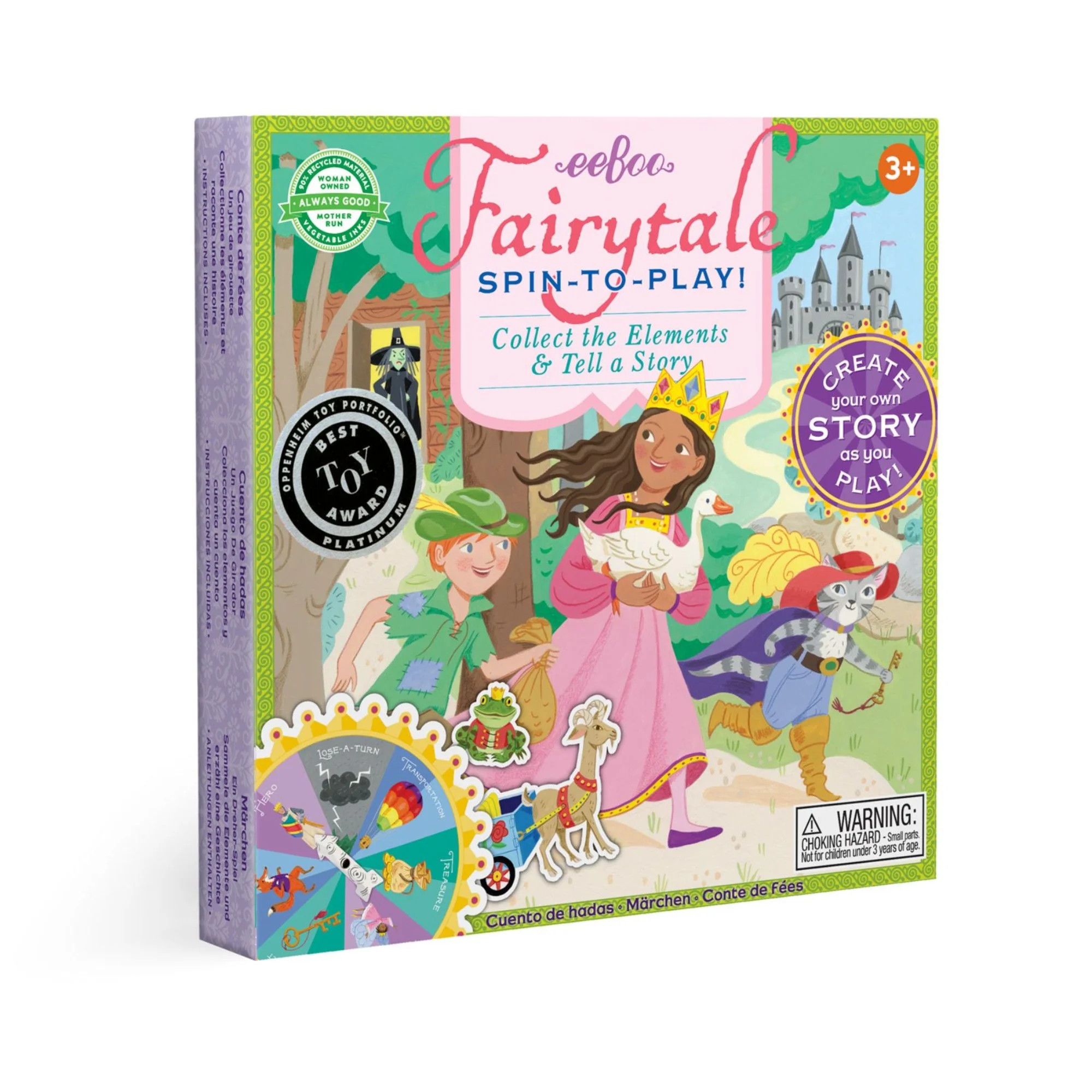 eeBoo Fairytale Spin to Play Game Ages 3+ | Walmart (US)