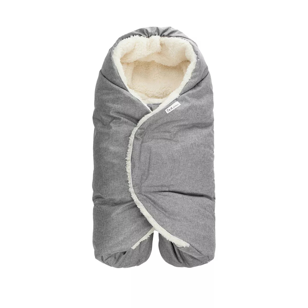 7AM Enfant Nido Cloud Blanket Wrap - Heather Gray - Large | Target