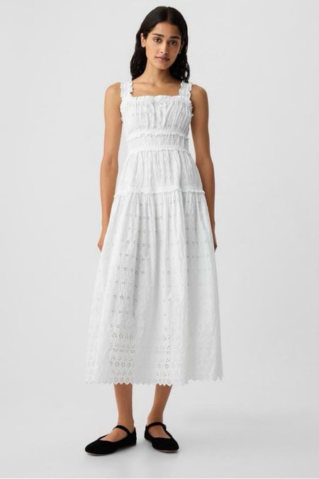 White dress edit. Sale dress at J Crew is fab but sizes selling quickly!