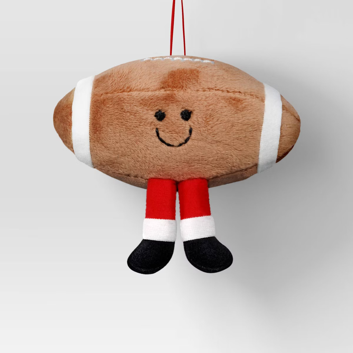 5" Christmas Stuffed Soft Fabric Football Embroidered Face - Wondershop™ | Target