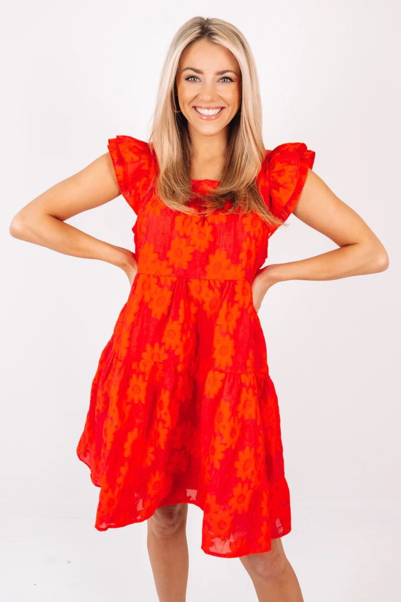 Isn't She Lovely Dress - Red | The Impeccable Pig