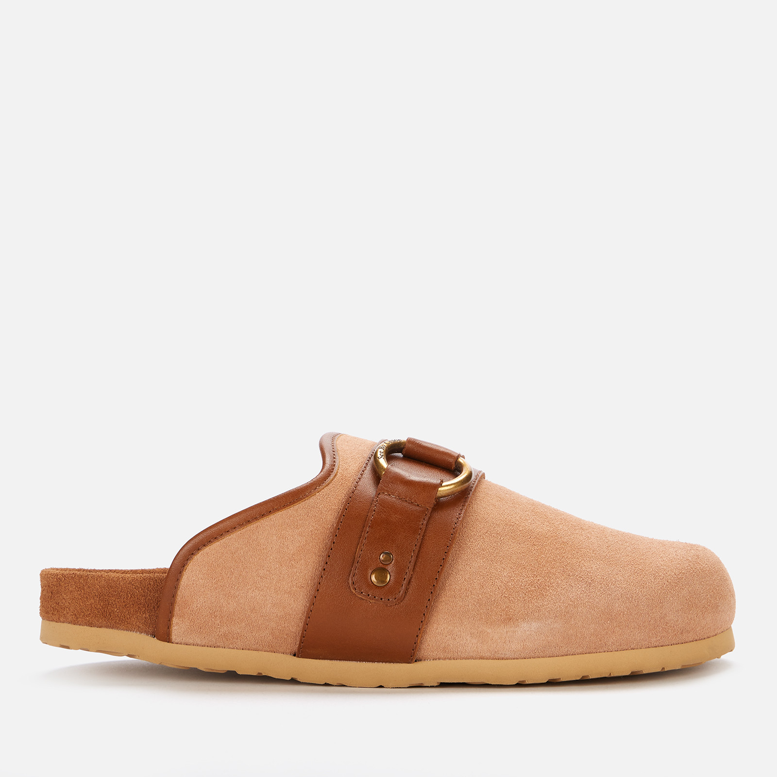 See By Chloé Women's Gema Suede Mules - Cipria | Allsole (Global)