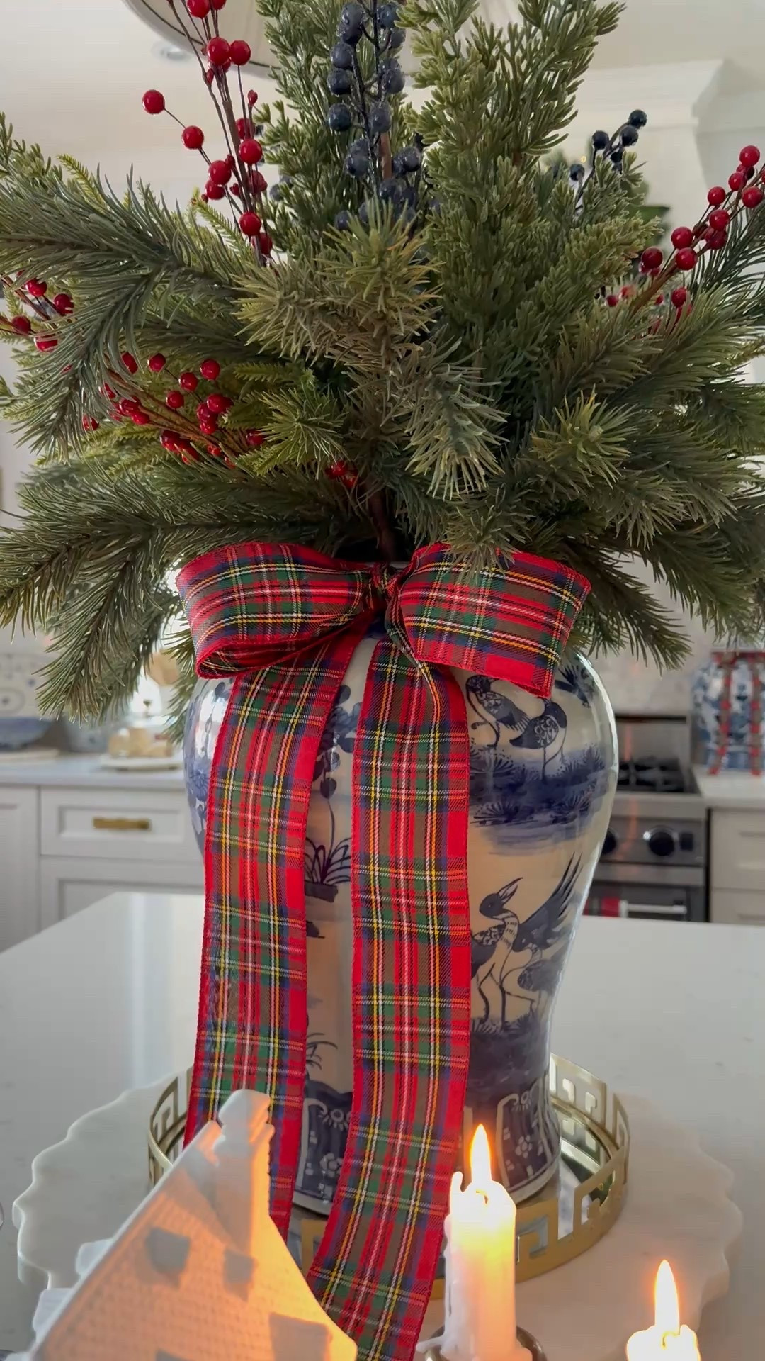 Lush greenery, berry picks, plaid ribbon and chinoiserie is classic and chic!

Christmas decor, Christmas finds, Christmas home favorites, chic Christmas, chic home, classic Christmas 

#LTKSeasonal #LTKHoliday #LTKHome
