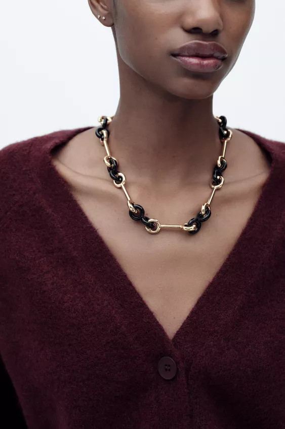 MIXED CHAIN NECKLACE | Zara US