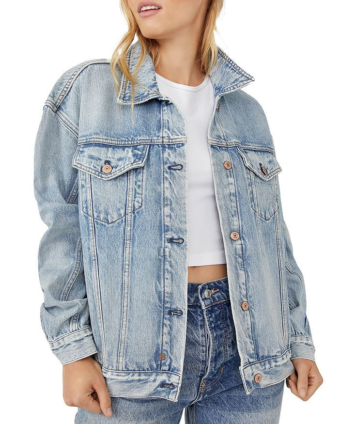 Free People Jolene Cotton Denim Trucker Jacket in Tennesee R Women - Bloomingdale's | Bloomingdale's (US)