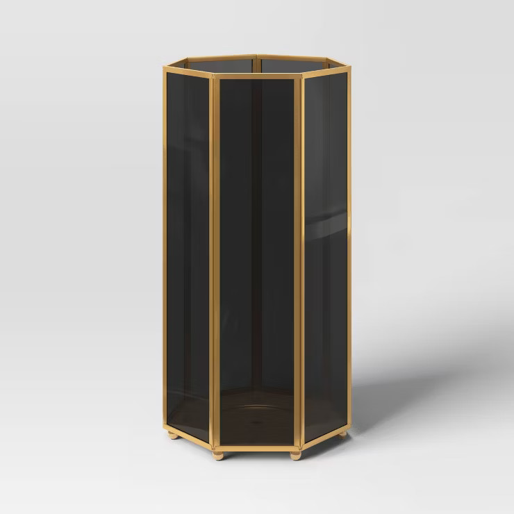 Metal/Glass Outdoor Lantern Candle Holder Gold - Opalhouse™ designed with Jungalow™ | Target